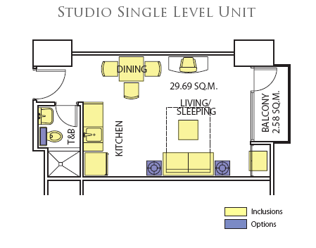 Studio Single Level